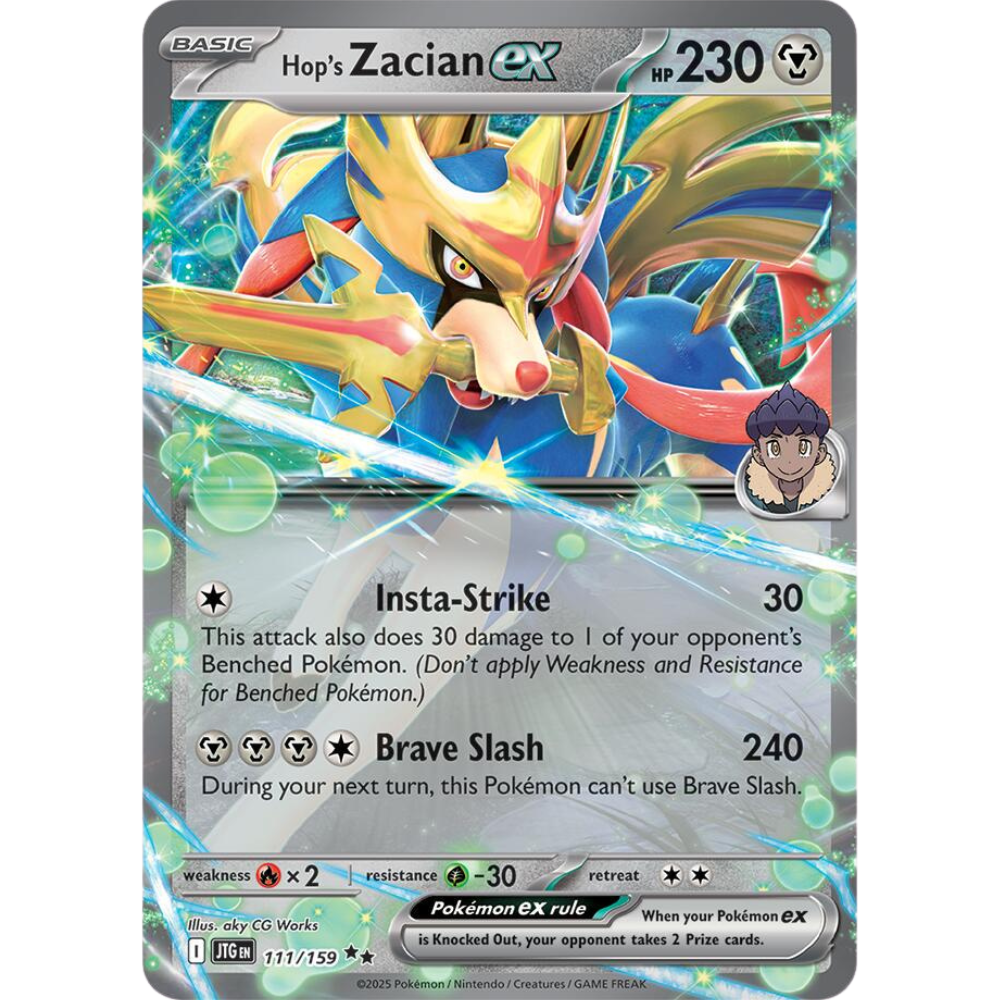 Hop's Zacian ex 111/159 JTG