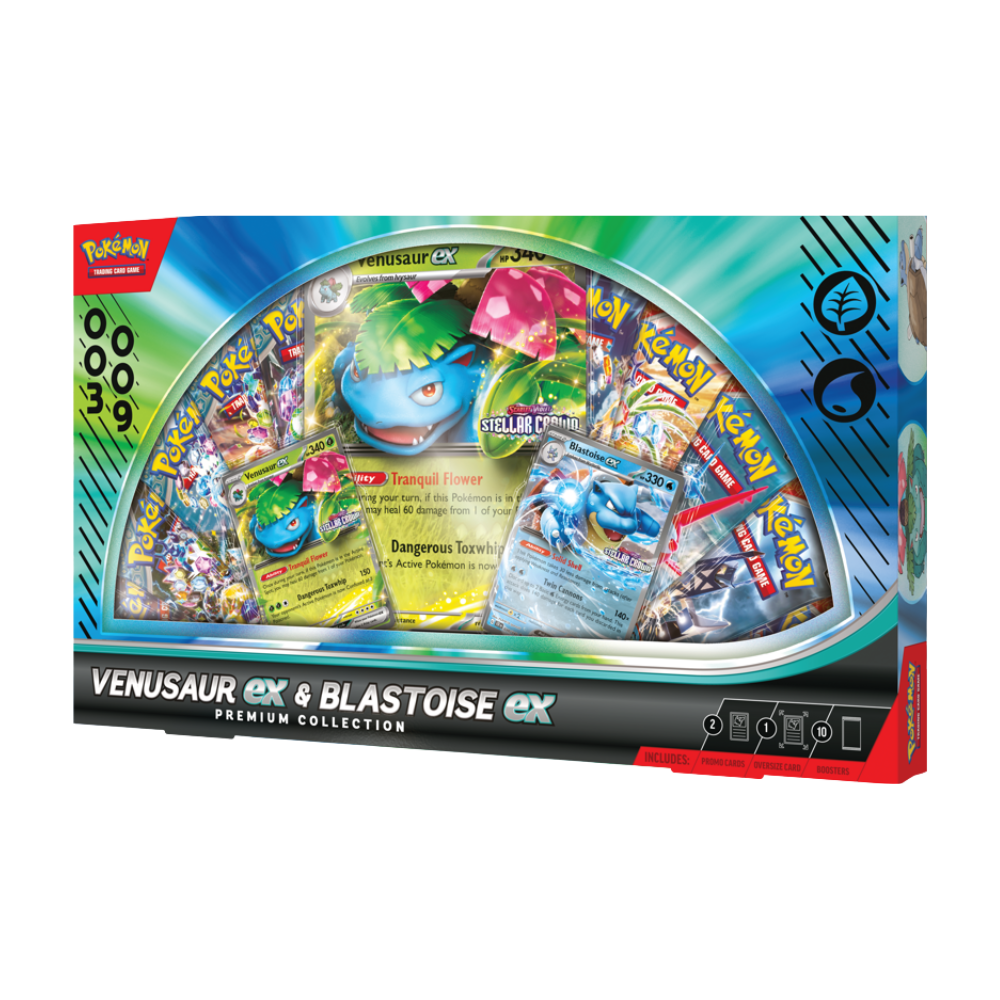 Venusaur & Blastoise ex Premium Collection