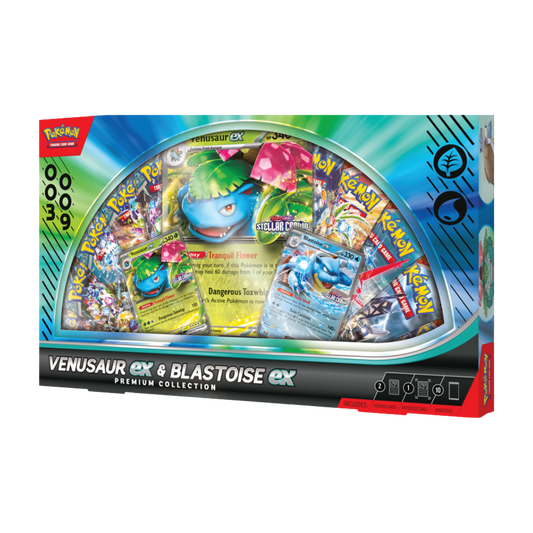 Venusaur & Blastoise ex Premium Collection