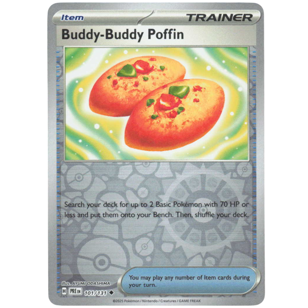 Buddy-Buddy Poffin Reverse Holo 101/131 (or 144/162)