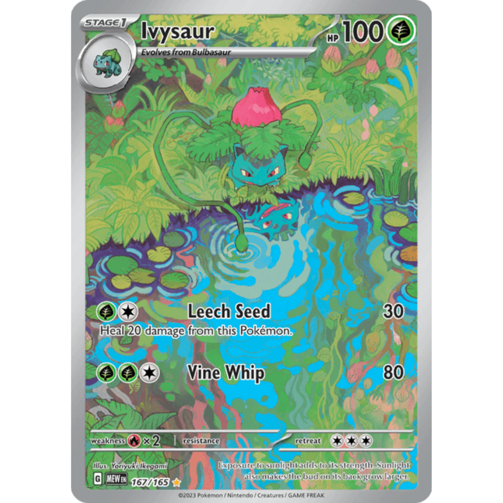 Ivysaur 167/165 151 IR ENG