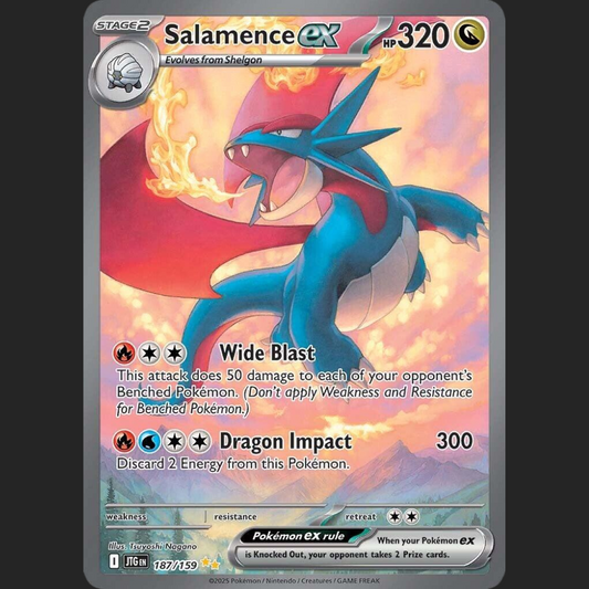Salamence ex 187/159 JTG SIR