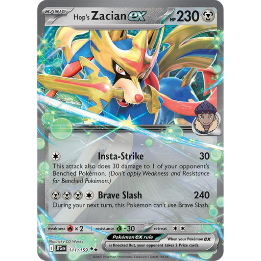 Hop's Zacian ex 111/159 JTG