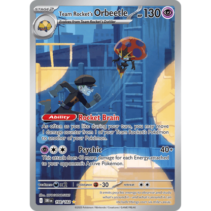 Team Rocket's Orbeetle 198/182 DRI IR ENG