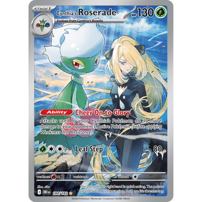 Cynthia's Roserade 184/182 DRI IR ENG
