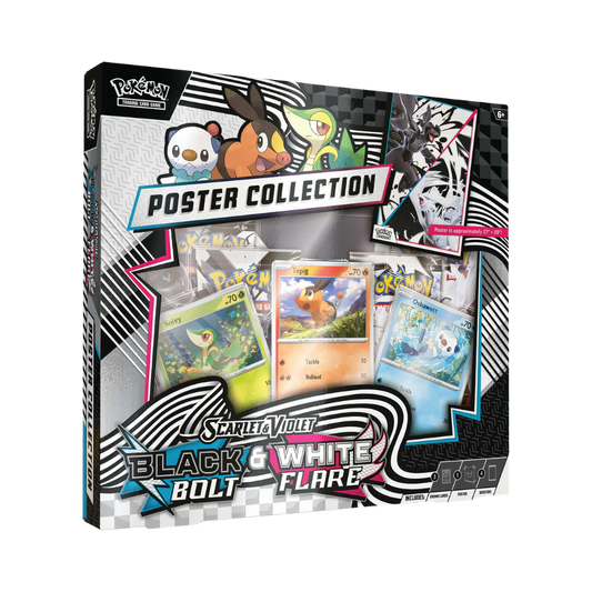 Pokémon TCG: Black Bolt & White Flare Unova Poster Collection