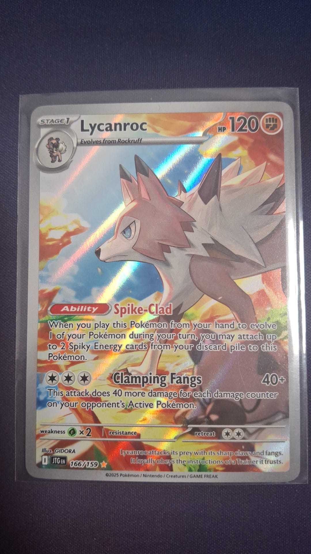 Lycanroc 166/159 JTG IR ENG